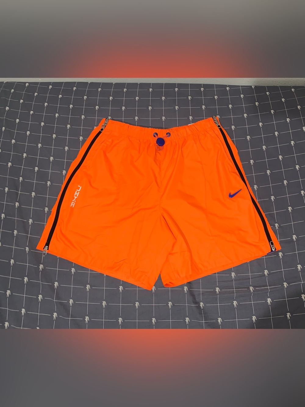 Nike Project F.R.O.G. Loose Fit Lined Shorts Orange HV0903-803 Size: Small